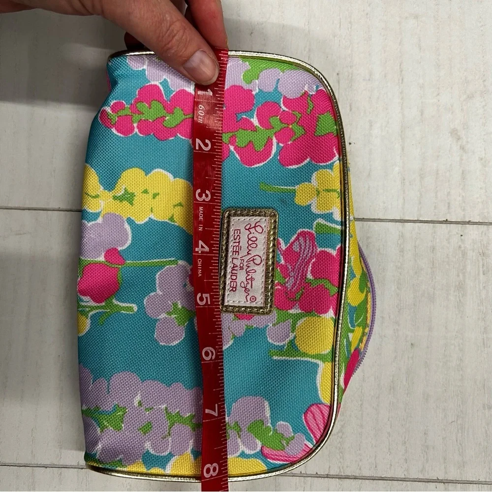 Lilly Pulitzer For Estee Lauder Floral Makeup‎ Pouch Travel NWOT